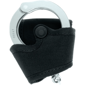 Funda grilletes cordura semidescubierta con clip de seguridad