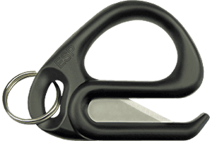 Cuchilla multiusos para cortar lazos deshechables de engrilletamiento